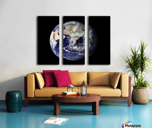 Full Earth showing Europe and Asia. by StocktrekImages Wall Art