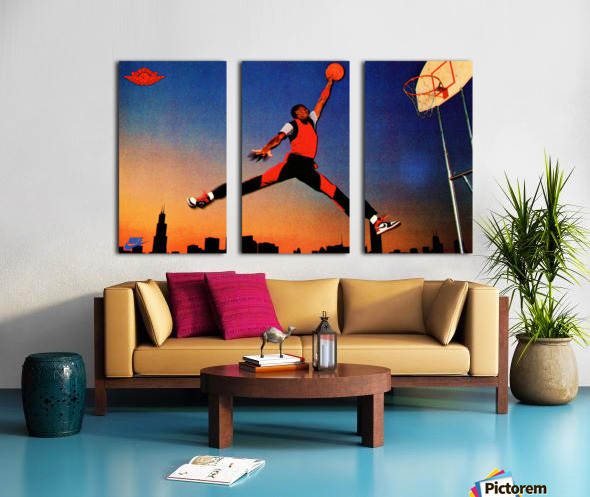 1985 Michael Jordan Nike Poster Card Wall Art by Row One