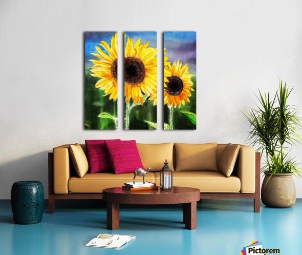 a*a様 Sunflower Twins 絵画原画 Flowers No.1 (Sunflower) | Ikumi Kawanishi