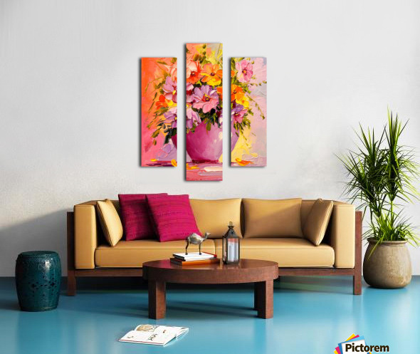 A bouquet of bright colors by Olha Darchuk Wall Art