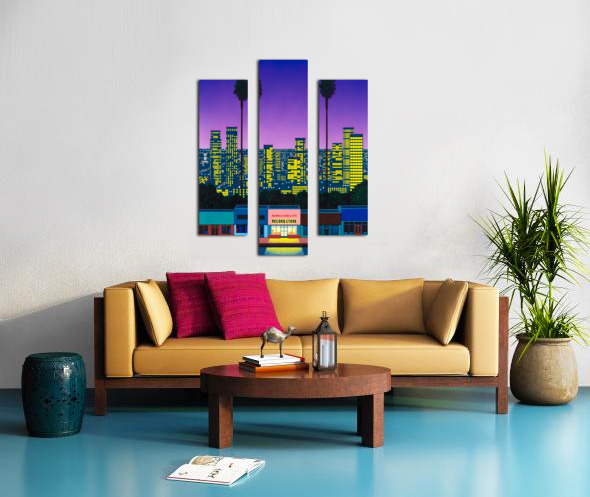 nicho★ページ Hiroshi Nagai - City Pop At Night by Vivanne Wall Art