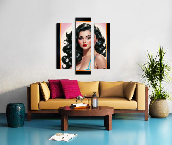 The Timeless Allure Of A Vintage Pin-up Beauty Captivating
