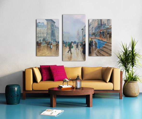 Le boulevard Saint–Denis à Paris [1899] by Jean Béraud [1849