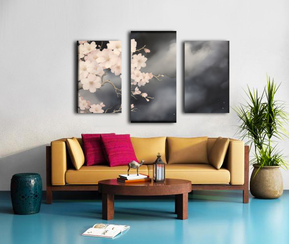 Japanese floral art FA 25 2x3 545 by Ksavera ART Wall Art