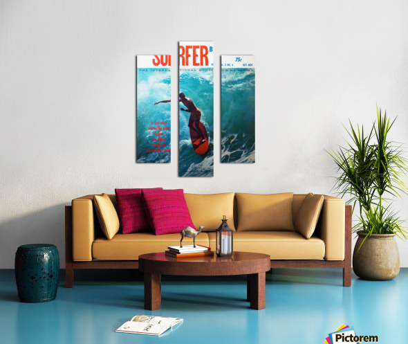 Vintage SURFER MAGAZINE - Surf Poster by Surf Posters Wall Art