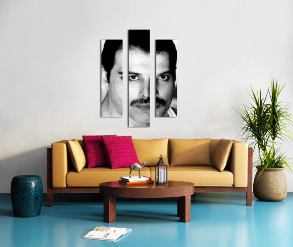 Freddie Mercury 01 by Sin Far Wall Art