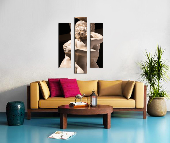 Venus and Mars by Antonio Canova 1816. Concept of love couple by