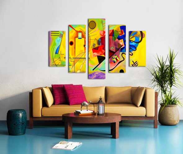 Wassily Kandinsky - Yellow-Red-Blue 1925 by Vivanne Wall Art