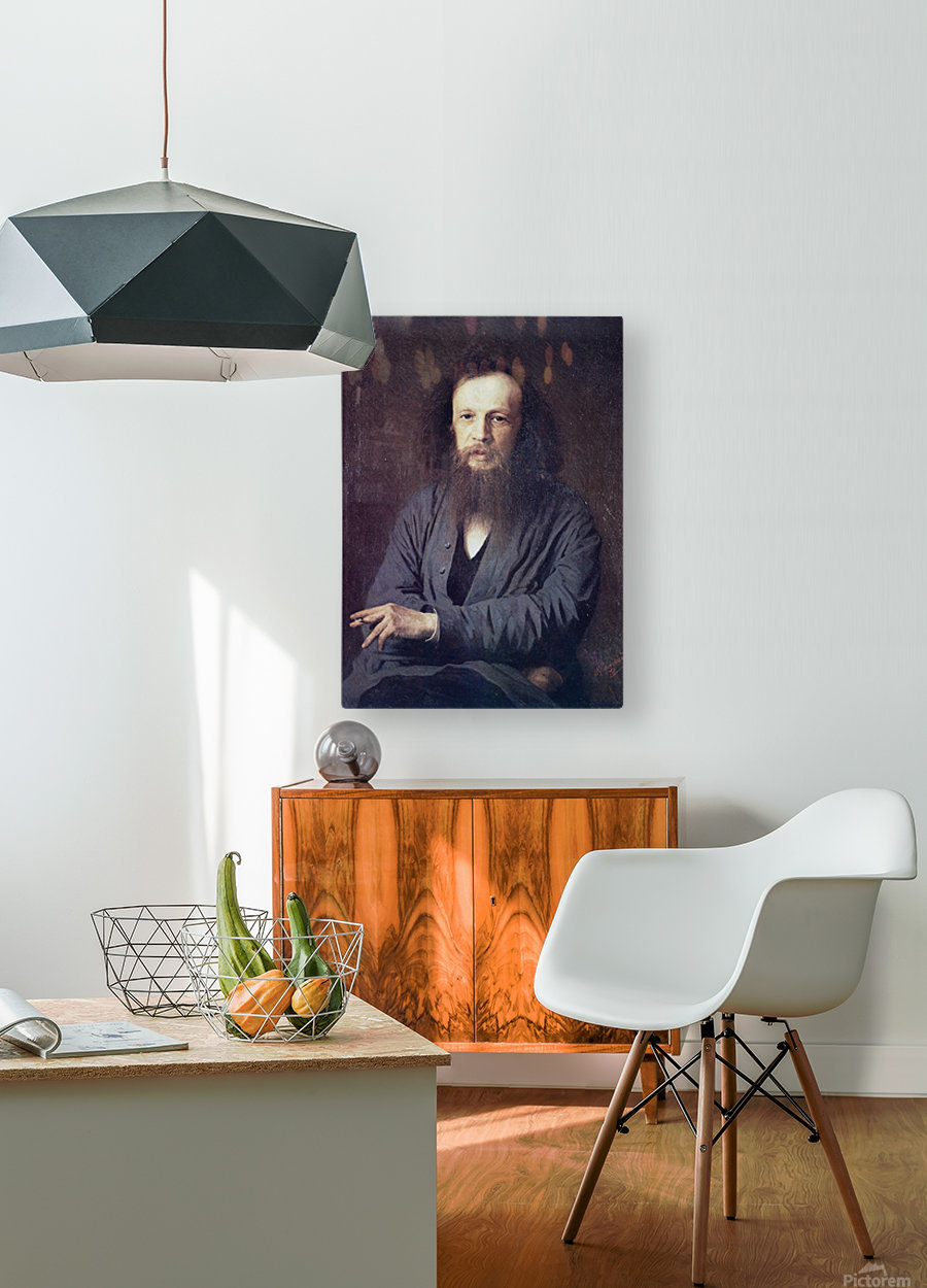 Mendeleev Ivan Nikolaevich Kramskoi Canvas Artwork
