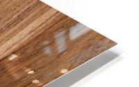 Brown Wood Surface HD Metal print