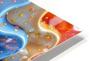 Fluid Abstract HD Metal print