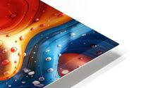 Abstract Harmony HD Metal print
