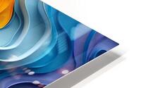 Abstract Fusion HD Metal print