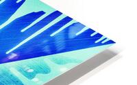 Drip Triangle blue 6 HD Metal print