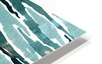 Abstract Watercolor Splash Waves Lines 25 HD Metal print