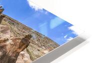 chimney rock formation in Zelve.  HD Metal print