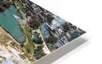 natural thermal baths in pamukkale.  HD Metal print