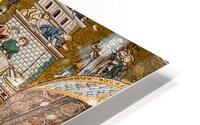 interior of the palatine chapel in Palermo.  HD Metal print