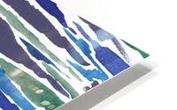 Abstract Watercolor Splash Waves Lines 31 HD Metal print