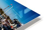 Sailboat and Shrimp Boats San Carlos Post-Ian HD Metal print