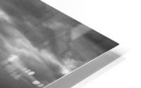 Mach 1 Mustang Reflections in Black and White HD Metal print