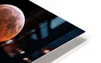 2019 Lunar Eclipse Phases HD Metal print