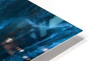 Refreshing Blue Waterfalls HD Metal print