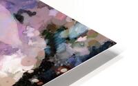 Couple in Love Kissing in the Rain Abstract Mixed Media Art HD Metal print