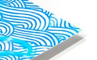 Blue Shaka HD Metal print