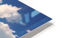 Under the clouds in realistic style HD Metal print