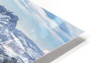 Scenic mountain range in the Dolomites in the European Alps HD Metal print