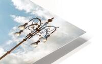 Sun shining through beautiful baroque building in Noto Sicily Italy HD Metal print