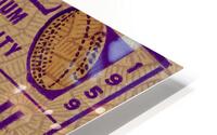1959 TCU Football Ticket Stub Remix Art HD Metal print