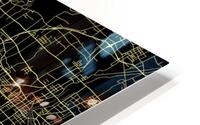Beijing China City Map Print HD Metal print