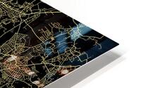 Hamburg Germany City Map Print HD Metal print