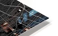 Queens New York City Map Print HD Metal print