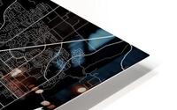 Murrieta California City Map Print HD Metal print
