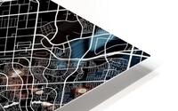 Costa Mesa California City Map Print HD Metal print