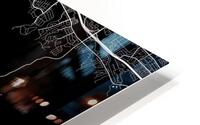 Concord California City Map Print HD Metal print