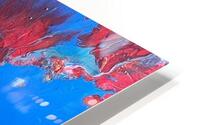 Beaming HD Metal print
