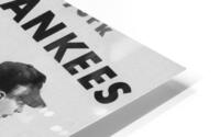 1956 New York Yankees Black and White Remix HD Metal print