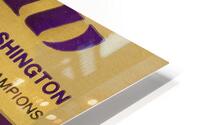 1982 Washington Huskies Football Ticket Art HD Metal print