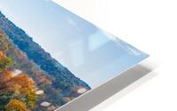 Geigers Covered Bridge Fall Aerial HD Metal print