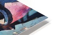 Vivid Abstract Face in Bold Colors HD Metal print