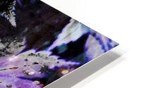 Abstract Acer Leaves in Blue and Purple HD Metal print