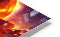 The Fiery Moon HD Metal print