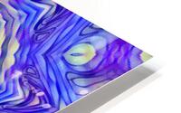 Abstract Vibrant Pattern in Blue and Purple HD Metal print