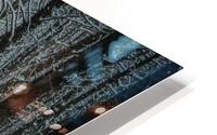 Forest Snowfall HD Metal print