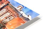1980s University of Oklahoma Campus Art HD Metal print