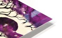 Purple Rooted Tree HD Metal print